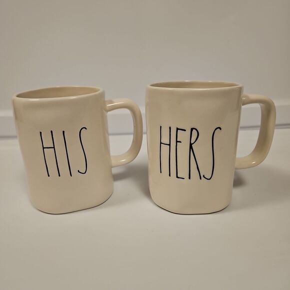 MAGENTA HIS AND HERS COFFEE MUGS - Picture 4 of 4
